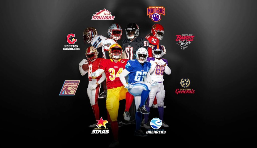 Uniformes da USFL revelados: primeiro olhar para as camisas e capacetes de cada equipe