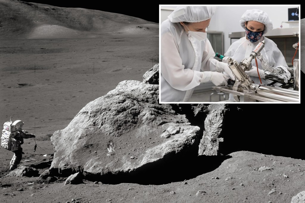 A amostra inaugural da lua da NASA foi coletada há quase 50 anos