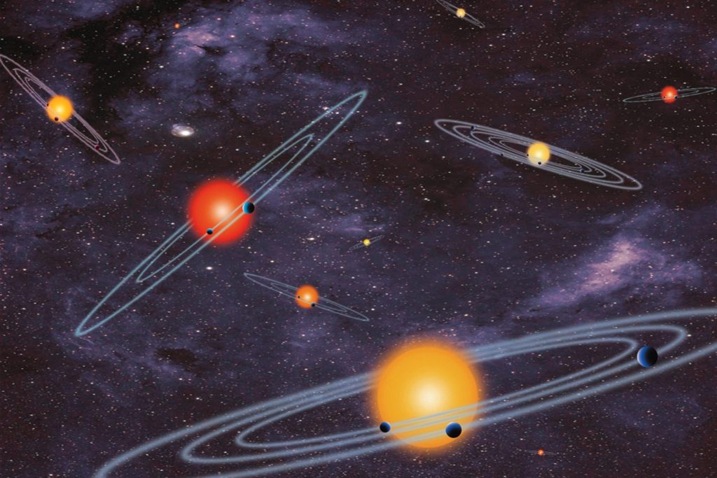 Três "exoplanetas" transformados em estrelas