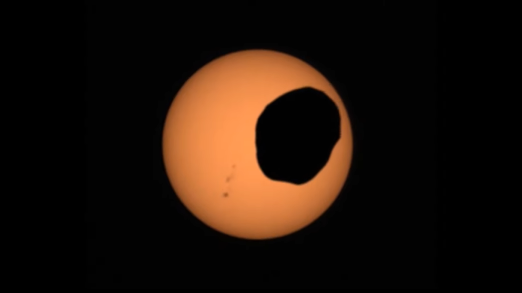 Maravilhoso!  Perseverance rover captura vídeo incrível de eclipse solar em Marte