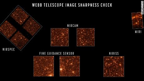 Ambos os instrumentos de Webb capturaram imagens cristalinas de estrelas em uma galáxia vizinha.