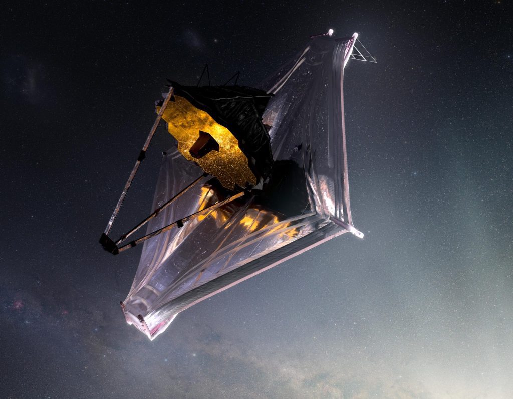 Telescópio Espacial Webb busca buracos negros primordiais