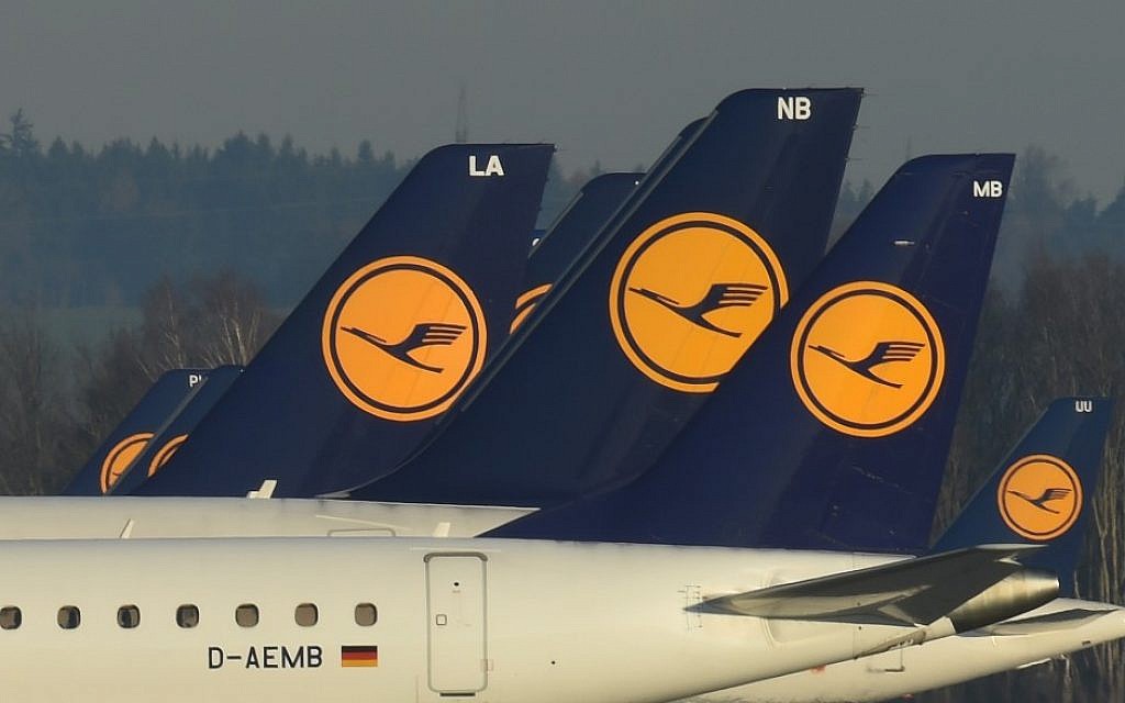 Lufthansa pede desculpas depois de relatar que todos os passageiros judeus são proibidos de voar