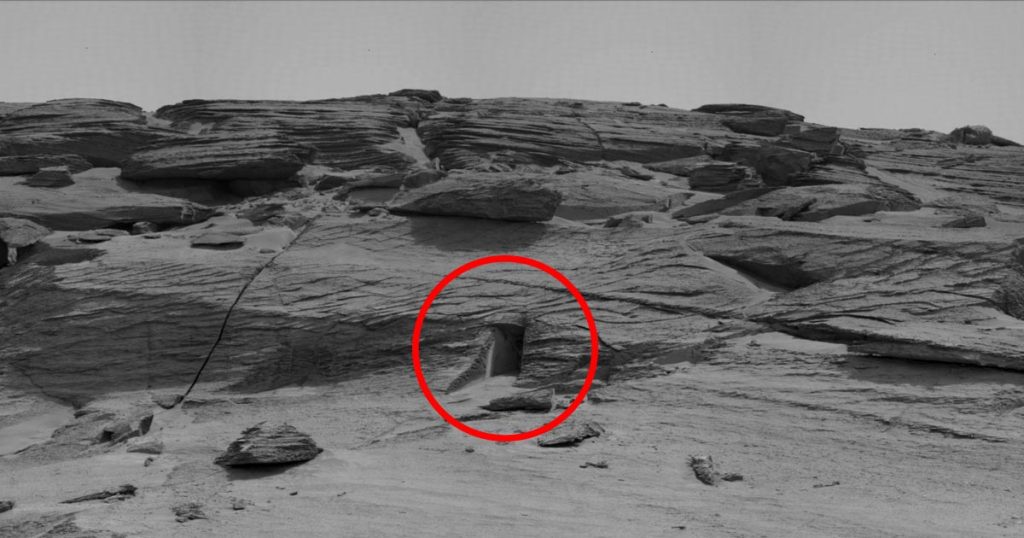 Más notícias!  Esta 'porta' em Marte não parece muito quando reduzida