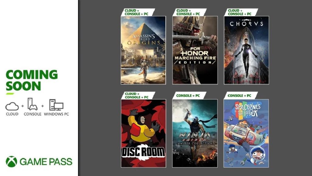 Xbox Game Pass adiciona oito novos jogos em junho