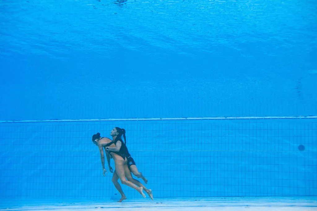 Nadadora americana Anita Alvarez salva pelo técnico Andrea Fuentes no Mundial