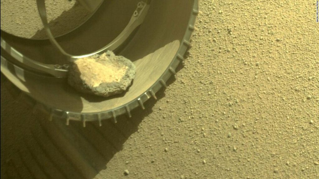 O novo amigo de Perseverance em Marte é uma pedra de estimação