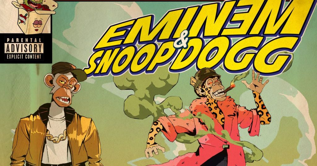 O videoclipe Bored Ape de Snoop Dogg e Eminem está disponível para tentar nos vender em tokens