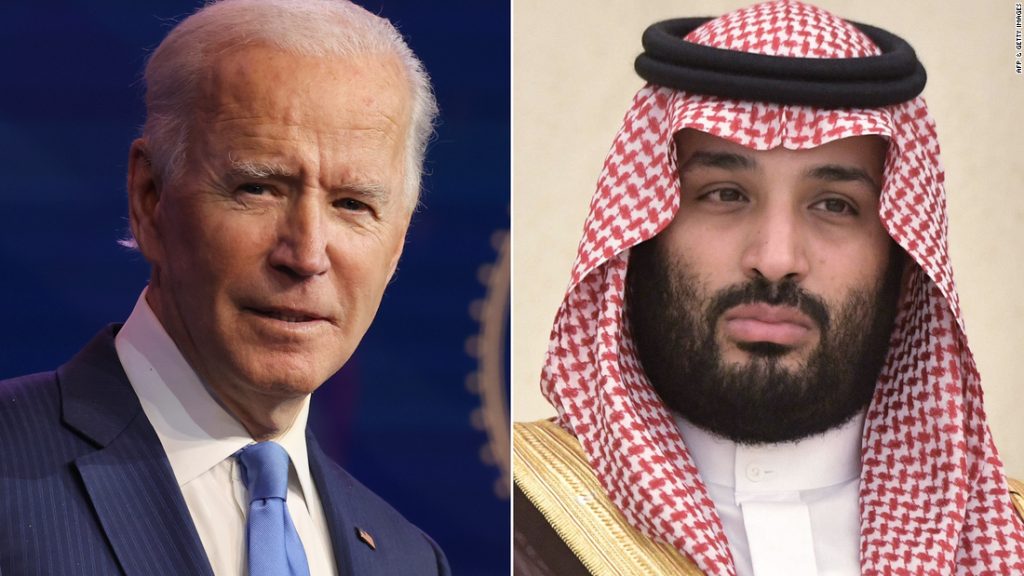 Os Estados Unidos buscam restabelecer completamente as relações com a Arábia Saudita, passando efetivamente do assassinato de Jamal Khashoggi
