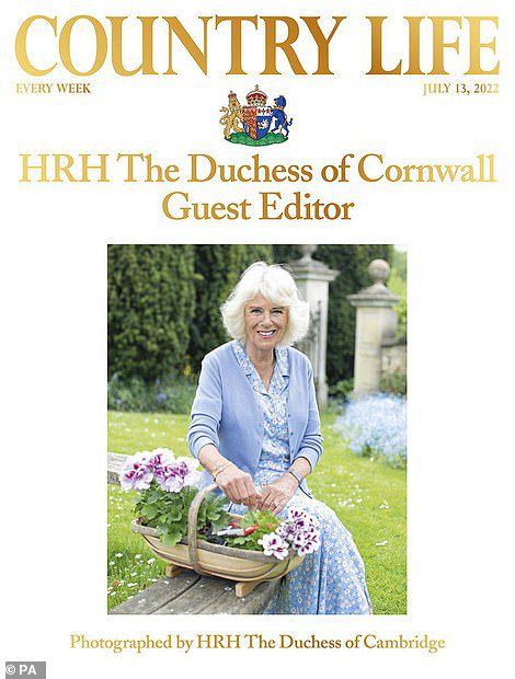 A edição real foi editada pela Duquesa da Cornualha para comemorar seu 75º aniversário e o 125º aniversário da revista