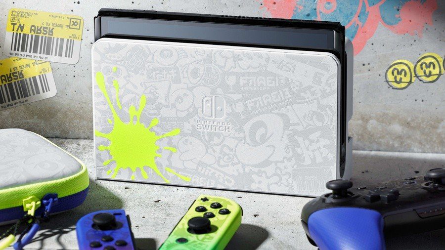Nintendo Switch OLED Splatoon 3 Edição Especial
