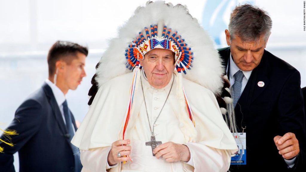 Discurso de Edmonton: Papa pede desculpas por 'mal infeliz' de abuso de indígenas em internatos católicos canadenses