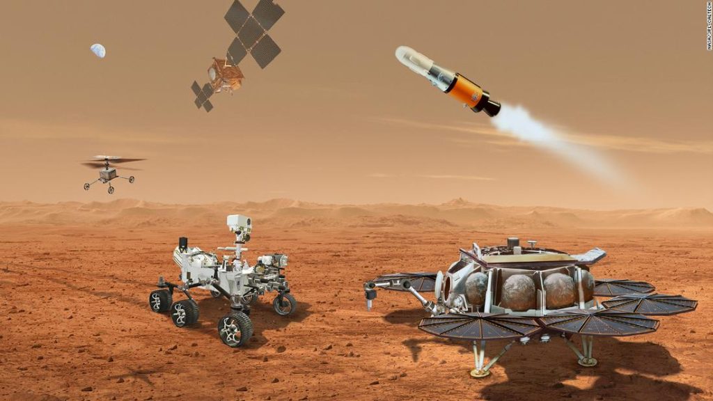 As primeiras amostras de Marte vão pousar na Terra em 2033