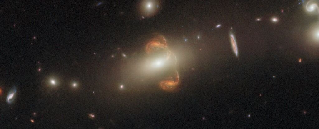 Impressionante imagem do Hubble revela estranho 'espelho' da galáxia