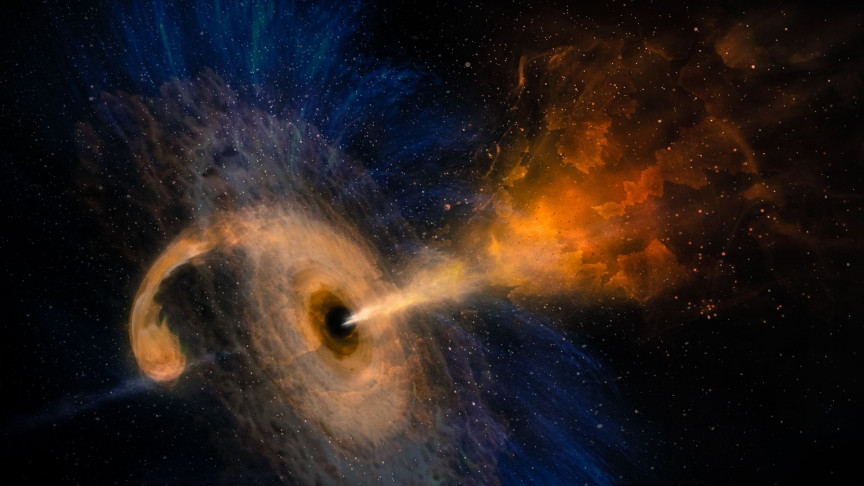 Uma estrela orbitando o buraco negro da Via Láctea a 18 milhões de milhas por hora