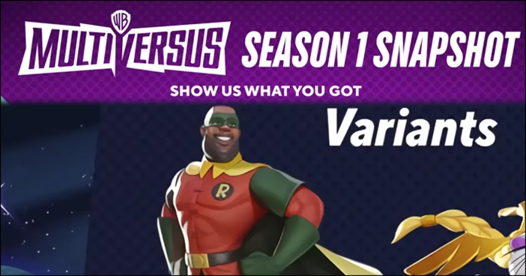 MultiVersus anunciou novas roupas, estilos e muito mais na 1ª temporada, incluindo LeBron James como Robin