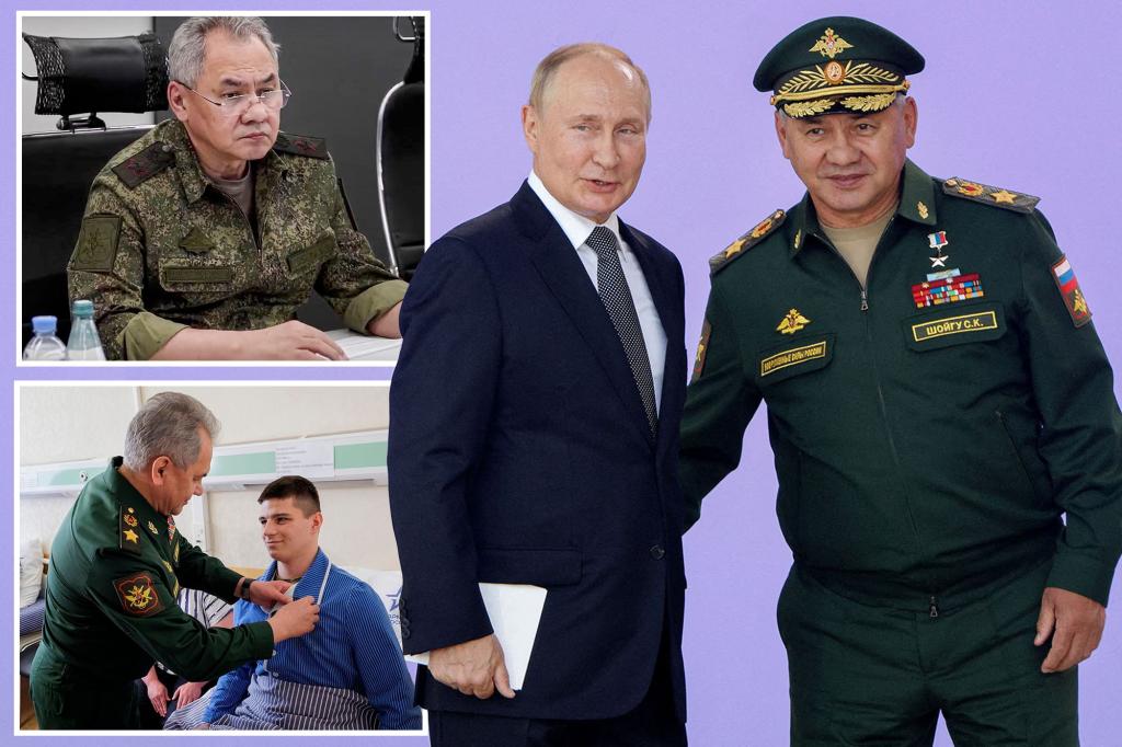 O ministro da Defesa russo, Sergei Shoigu, "marginaliza" Putin