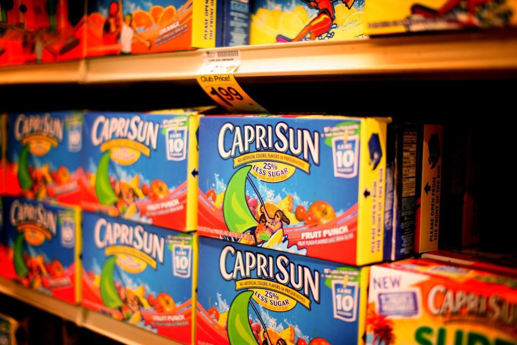 Kraft Heinz faz recall de bebidas contaminadas com Capri Sun Wild Cherry