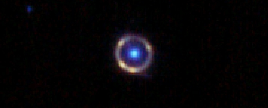Webb capturou um anel quase perfeito de Einstein a 12 bilhões de anos-luz de distância: ScienceAlert