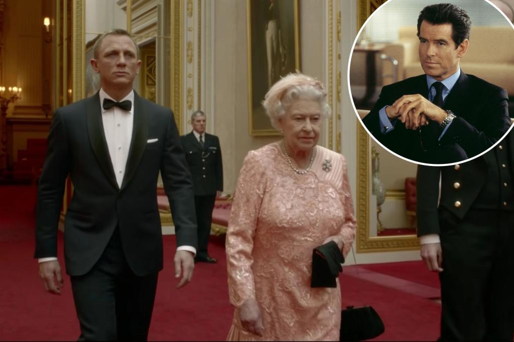 Estrelas de James Bond, Daniel Craig e Pierce Brosnan prestam homenagem à rainha Elizabeth