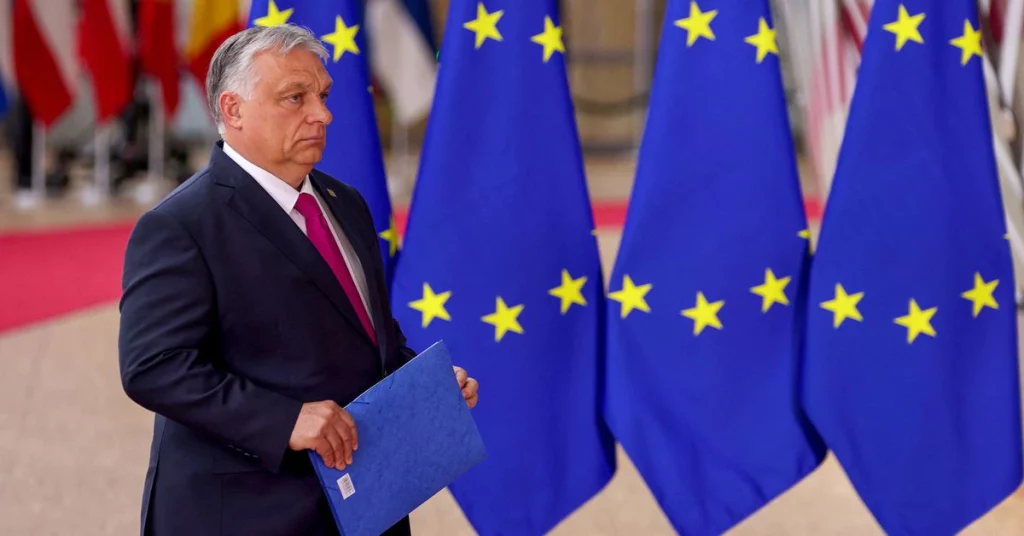A princípio, a Europa se move para cortar o financiamento húngaro devido a danos à democracia