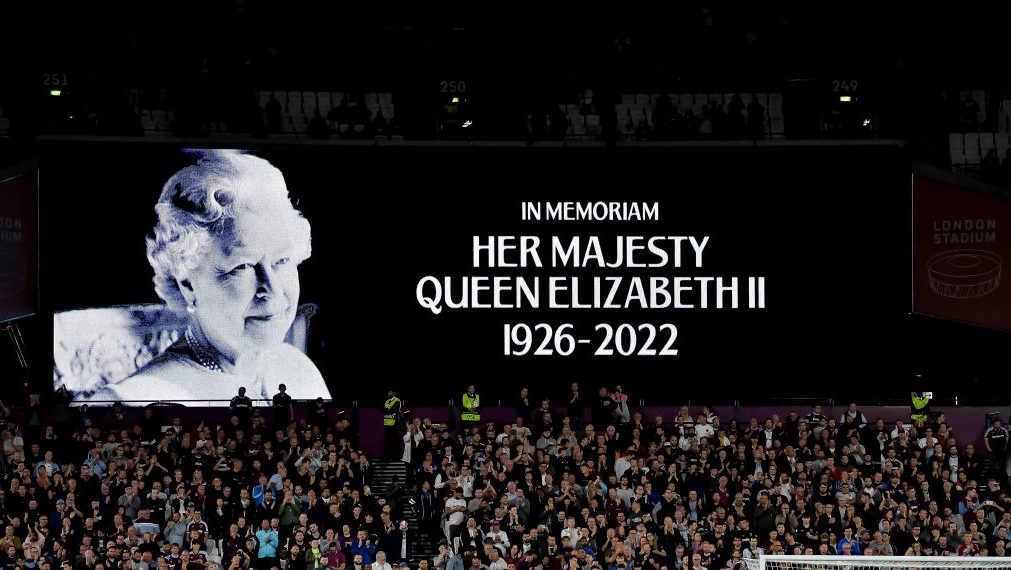 Jogos da Premier League inglesa adiados após a morte da rainha Elizabeth II