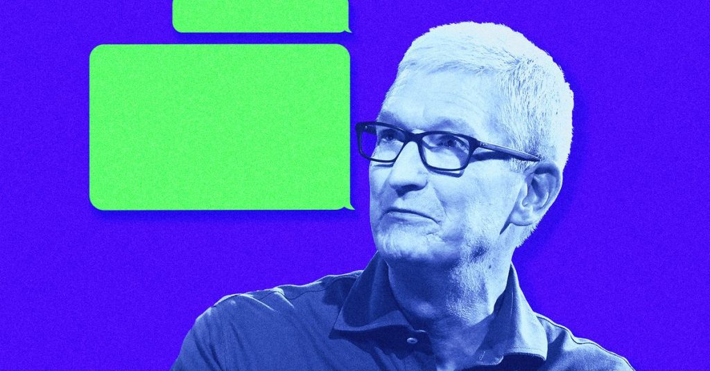 Tim Cook revela o verdadeiro motivo pelo qual a Apple não adicionou RCS ao iPhone