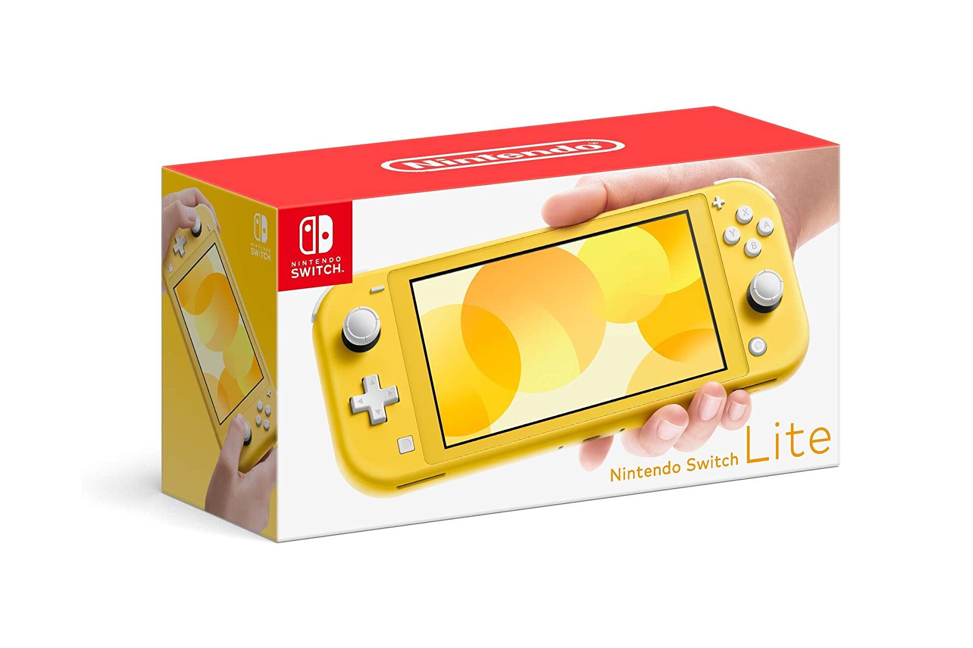 Imagem do produto do Nintendo Switch Lite amarelo