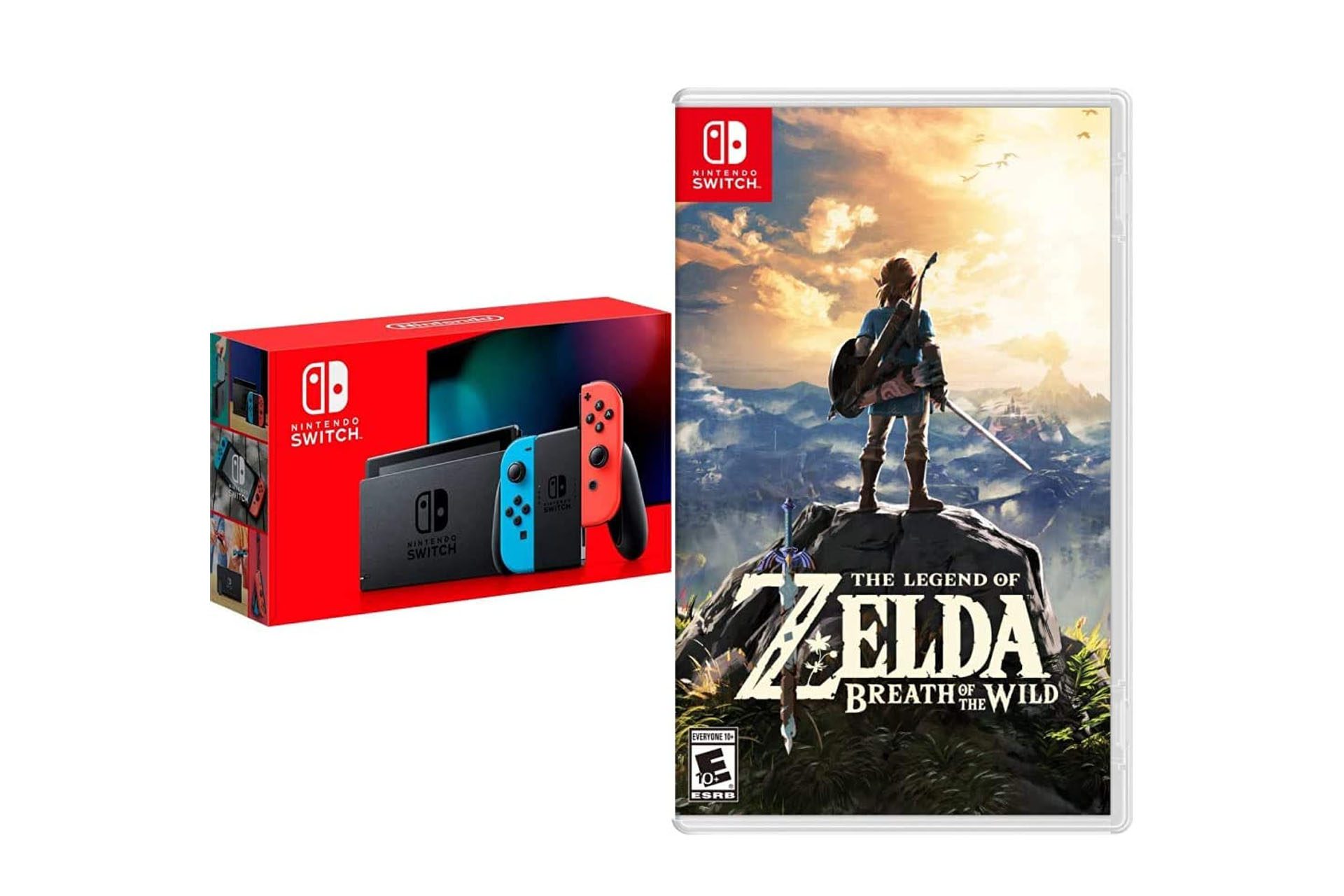 Imagem do produto para o Nintendo Switch e The Legend of Zelda: Breath of the Wild