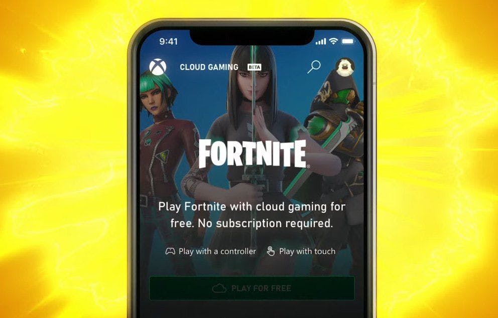 Fortnite chegou ao Xbox Cloud Gaming no início deste ano.