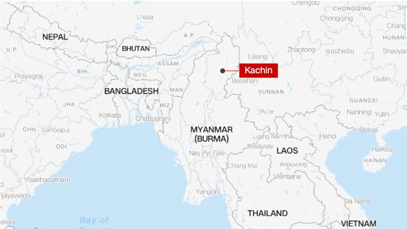 Rebeldes de Kachin dizem que ataques aéreos militares em Mianmar mataram cerca de 50