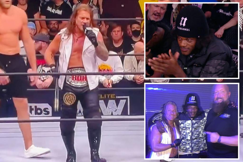 Estrela da AEW, Chris Jericho, chama Lamar Jackson dos Ravens no Baltimore Show