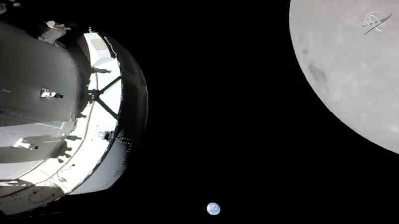 Missão Artemis 1: a espaçonave Orion da NASA faz sua aproximação mais próxima da lua