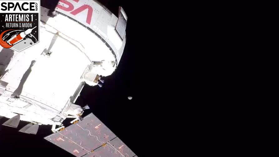 A espaçonave Artemis 1 Orion vê a lua pela primeira vez em vídeo